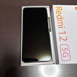 Redmi 12 5G 6.8インチ メモリー4GB ストレージ128GB ミッドナイトブラック SIMフリー