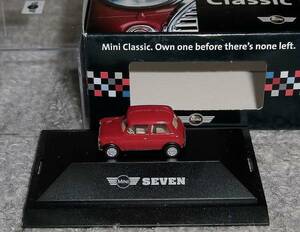 BMW別注 1/87 ミニ クーパー セブン えんじ色 MINI COOPER SEVEN