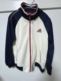 adidas トラックジャケット　Lサイズ　トリコロール