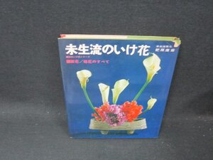 未生流のいけば花　肥原康甫　シミ折れ目有カバー破れ大/CDD