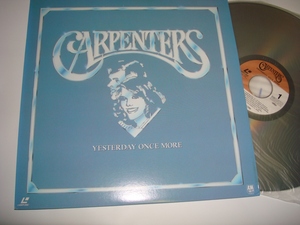 【レーザーディスク】カーペンターズ（CARPENTERS）『YESTERDAY ONCE MORE』POLM-1019