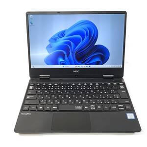 S61029159 NEC VersaPro VKT13H-4 1点 (CPU i5-8200Y/8GB メモリ/128GB SSD)【通電OK、AC欠品】