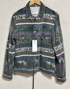 23SS SACAI Eric Haze Denim Blouson サイズ２　グラフィックペイント デニムジャケット　エリックヘイズ