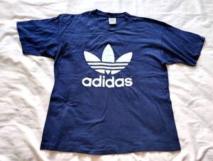 　 Adidas トレフォイル USA製 Tシャツ 国旗タグ ８０’ｓ両面プリント　シングルステッチ　