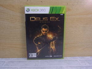 △H/238●スクウェア・エニックス SQUARE ENIX☆デウスエクス DEUS EX☆XBOX360用ソフト☆中古品