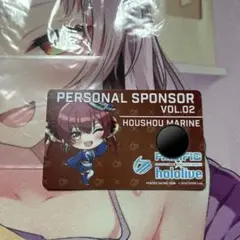 ホロライブ　pacific  宝鐘マリン　personal sponsorカード