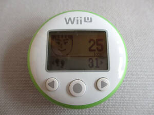 ★◆ 任天堂 Nintendo WiiU フィットメーター ミドリ Fit Meter WUP-017 活動量計 消費カロリー METs メッツ 歩数 送料無料 Wii U ☆★