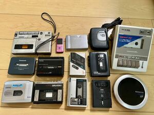 1円スタート SONY WALKMAN AIWA Panasonic カセット カセットプレーヤー まとめ売り 動作未確認