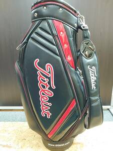 【訳アリ特価！】Titleist　タイトリスト　キャディバッグ　Black×Red