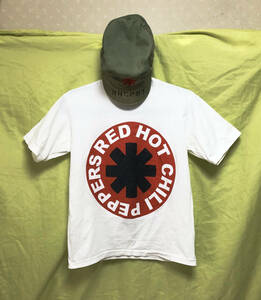 バンドTシャツ＆キャスケット Red Hot Chili Peppers★レッチリ★レッド ホット チリ ペッパーズ★中古品武道館ライブ