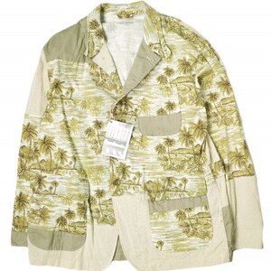 新品 Engineered Garments エンジニアードガーメンツ 19SS Loiter jacket - Hawaiian Print ロイタージャケット S KHAKI テーラード g19261