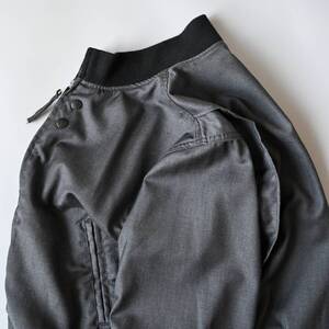 【未使用 ENGINIEERED GARMENTS Tankers Jacket ウォーブンウールシェル チャコールグレー 表記S USA製】ミリタリータンカースジャケット