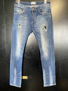 激レア ZARA MAN カスタムジーンズ 34インチ　デニムパンツ Levi