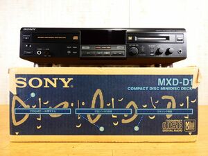 (AGG-1) SONY ソニー CD&MDデッキ MXD-D1 音響機器 オーディオ ※ジャンク/通電OK！ @120 (11)