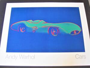 1986年当時物！Andy Warhol 「　Cars　」 アンディ ウォーホル　メルセデス ベンツ　アートポスター　80