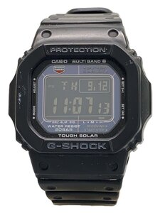 CASIO◆ソーラー腕時計_G-SHOCK/デジタル/-/BLK/BLK