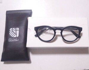 リク Riku ウインズ 度付き 眼鏡 メガネ ブラックマット DA2-4 度数 −0.75