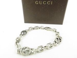 GUCCI　グッチ　ブレスレット　シルバー925　GG　アクセサリー　お洒落な