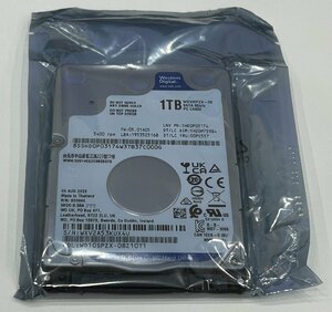 WD Blue 内蔵 HDD ハードディスク 1TB 2.5インチ SATA 5400rpm 128MB 7mm　WD10SPZX