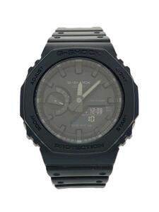 CASIO◆クォーツ腕時計・G-SHOCK/デジアナ/ラバー/BLK/BLK