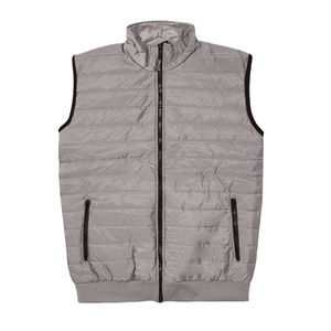 ☆Sale/新品/正規品 FYVE | ファイヴ | FYVE PUFFER VEST | SNOWBOARD WEAR | Size：L | Color：Gray | 5,000mm耐水/撥水加工