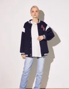 ALEXIA STAM Logo Varsity Jacket