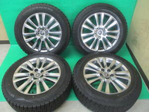 ☆バリ溝☆DUNLOP WINTERMAXX 225/60R18 トヨタ ハリアー純正【18×7.5J+45 5H-114.3】4本set 埼玉県発 現物確認OK♪225/60-18