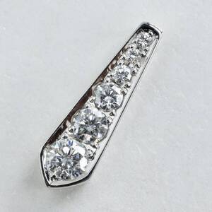 Pt900 モニッケンダム ダイヤモンド 0.39ct ペンダント トップ