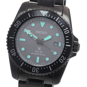 セイコー SEIKO SBDN081/V147-0CT0 プロスペックス ダイバーズ200ｍ 限定モデル デイト ソーラー メンズ 極美品 箱・保証書付き_850130