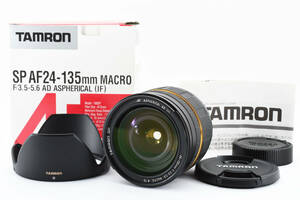 [美品] タムロンTAMRON SP AF 24-135mm F3.5-5.6 ASPH AD [IF] MACRO ペンタックスPENTAX EF 2141602