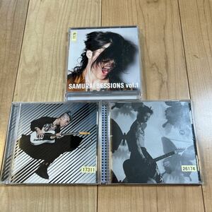 雅 MIYAVI「SAMURAI SESSIONS vol.1 vol.2 vol.3 3枚セット」レンタル使用品 新品ケース交換済