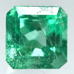 (天然エメラルド0.618ct)m 約4.8×4.7mmソーティング付 ルース 裸石 宝石 ジュエリーjewerly emerald i