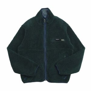 TH4728 90s USA製 パタゴニア/patagonia メンズS グリセード 29310 F4 ナイロンxフリースジャケット リバーシブル ジップブルゾン