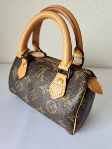 B12 極美品　レア　LOUIS VUITTON ルイヴィトン モノグラム ハンドバッグ　ミニスピーディー　1円スタート