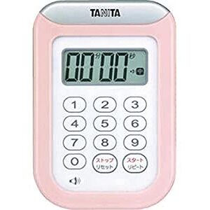 タニタ キッチン タイマー 防水 マグネット付き 100分 ピンク TD-378 PK