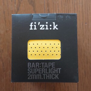 FIZIK バーテープ スーパーライト2mm THICK クラシックタッチ　イエロー　黄色　 フィジーク