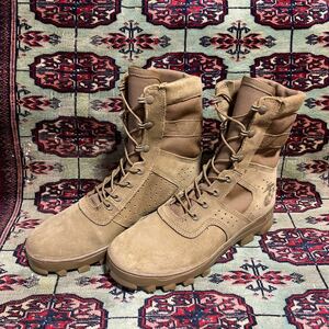 米軍 海兵隊 実物 放出品 新品 未使用Rocky USMC Tropical Boot 10.5 M コヨーテ コンバットブーツ