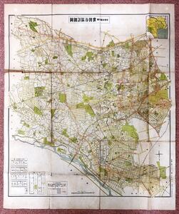 新東京区分図 世田谷区詳細圖