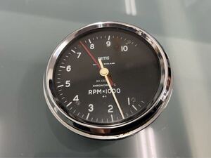 ☆07 スミス タコメーター クロノメトリック 4:1 RPM1000 SMITHS Chronometric 機械式 英国製 動作確認済み ギヤボックス付き