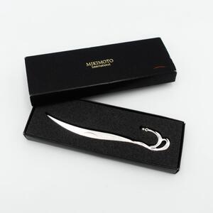 未使用 MIKIMOTO ミキモト ブックマーカー ブックマーク しおり パール 文房具