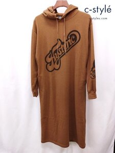 Q281b [人気] HYSTERIC GLAMOUR ヒステリックグラマー ワンピース FREE 茶系 SUNDAY GIRL 01203CO03 レディース | トップス Q