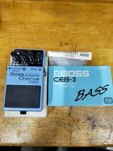 BOSS　CEB-３　BASS　CHORUS　ベース用コーラス　元箱付き中古　即決送料無料