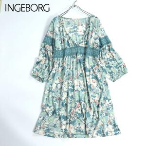 インゲボルグ　INGEBORG 花柄　ワンピース　春夏　カットソー ピンクハウス