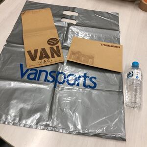 昭和レトロ！VAN JAC◯Vansports手提げビニール袋&VAN紙袋2種