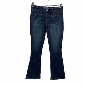 AMERICAN EAGLE デニムパンツ W30 アメリカンイーグル インディゴ ブーツカット スーパーストレッチ 古着卸 アメリカ仕入 2306-1215