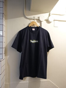 Supreme 迷彩　ボックスロゴ　Ｔシャツ　未使用　ネイビー　正規品　サイズＭ　Supreme Box Logo tee　camo