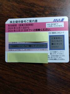 [即決]　即対応可能　ANA株主優待券１ー9枚バラ売り　2025年5月31日搭乗まで有効　