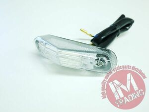 ミニLEDテールランプ クリアレンズ バイク用 ナンバー灯付き KSR110 エリミネーター250 エストレヤ W400 W650 バルカン 250TR等に