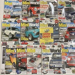 B2970　2009　13冊セット「「MINI WORLD」　ミニワールド　英国　旧車雑誌　英国車　ビンテージ　自動車