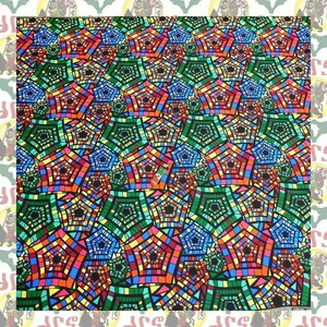 【SALE/90cm x 110cm/1ヤード】アフリカンプリント生地 barg-p41 アフリカ布 アフリカ生地 ゴールドプリント アンカラ キテンゲ パーニュ 